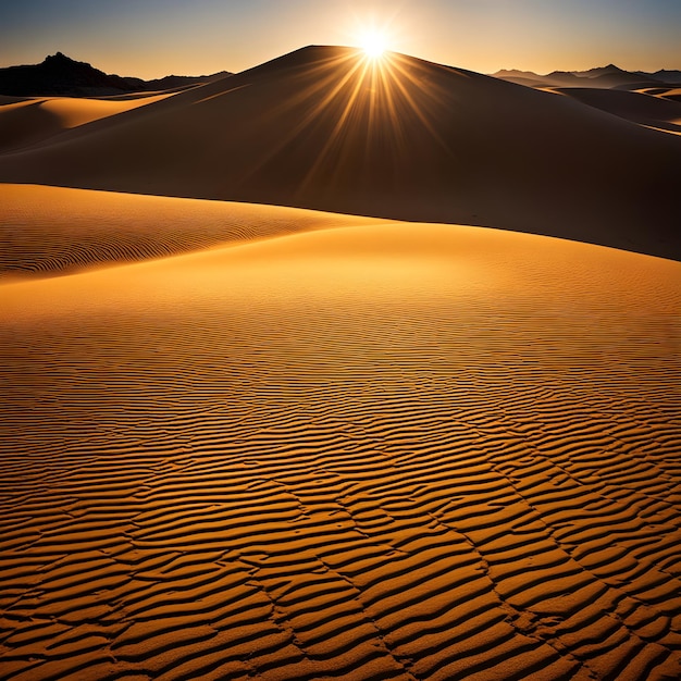 Atardecer no deserto