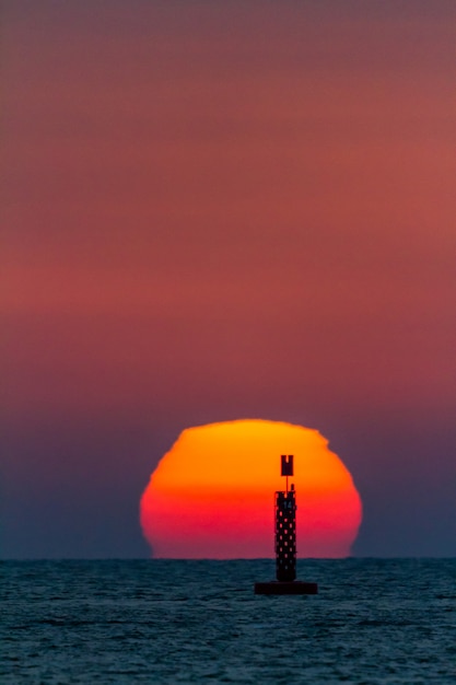 Atardecer en la playa de Sanlúcar de Barrameda.