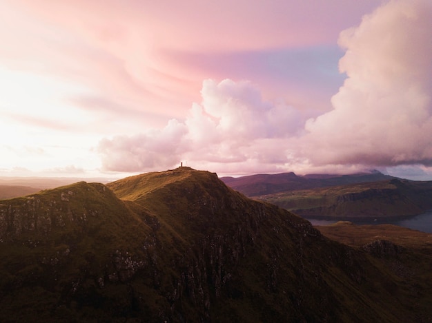 Atardecer en Skye Cuillin, Escocia