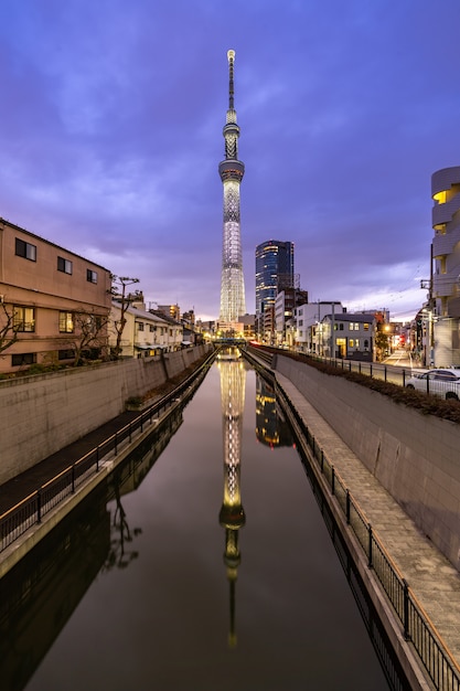 Atardecer de Tokyo Skytree