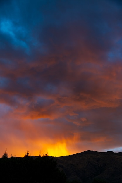 Foto atardecer en wanaka