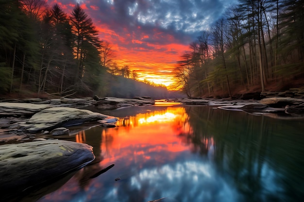 Atardeceres de invierno Una paleta de colores