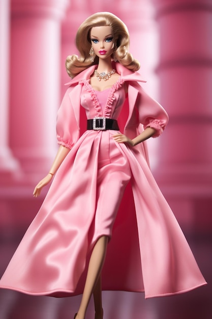 Foto atemberaubende bilder der eleganz der barbie-puppen