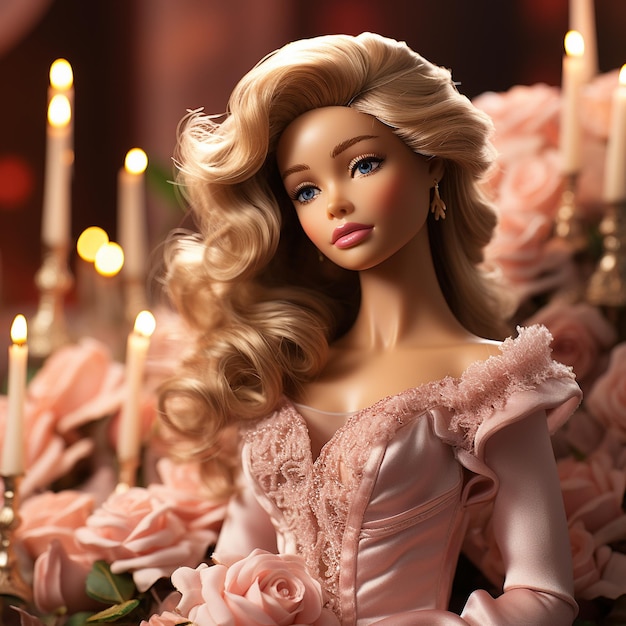 Atemberaubende Bilder der Eleganz der Barbie-Puppen