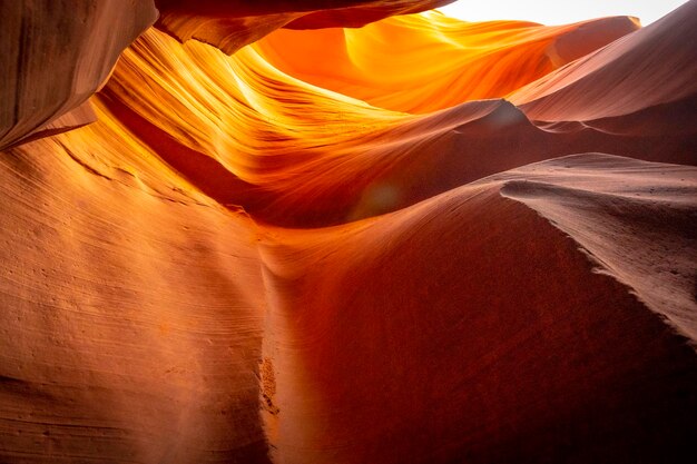 Atemberaubende Formen und Farben in Lower Antelope Arizona Vereinigte Staaten