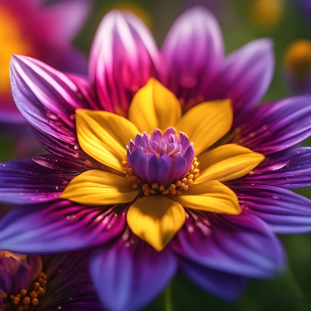 Atemberaubende Schönheit wilder Blumen. Schönheitsfarben wilder Blumen