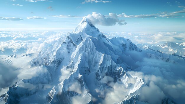 Atembereichende Luftaufnahmen von alpinen Landschaften Perfekt für Bergresorts und Wildnis-Retreat