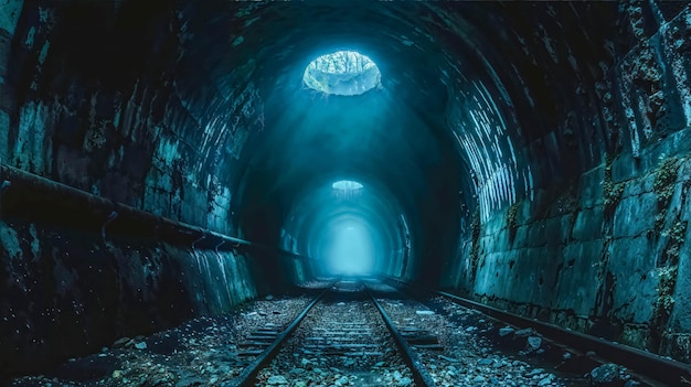 El aterrador túnel embrujado El inquietante susurro de la luz al final del túnel