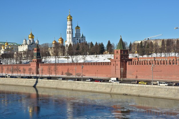 Aterro do Kremlin do Rio Moscou