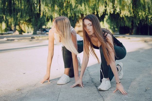 Athletische Fitness Leggings Körper Lebensstil