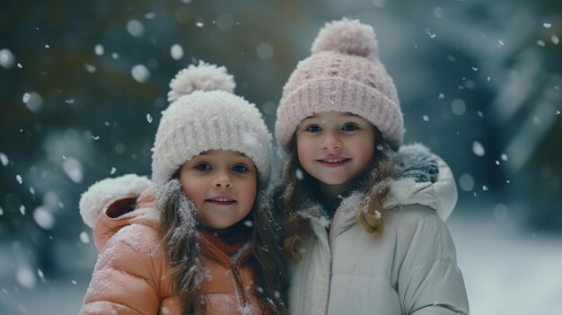 atividades de inverno com papel de parede estético familiar fundo de fotografia 8k