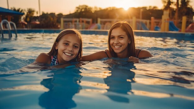 Atividades em família juntas papel de parede com pôr-do-sol e natureza tempo de ligação em família com o fundo do pôr- do-sol