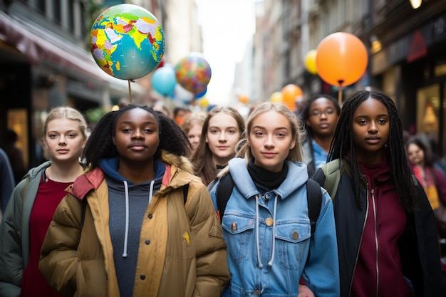 Ativismo juvenil pelo clima se levanta para um futuro sustentável