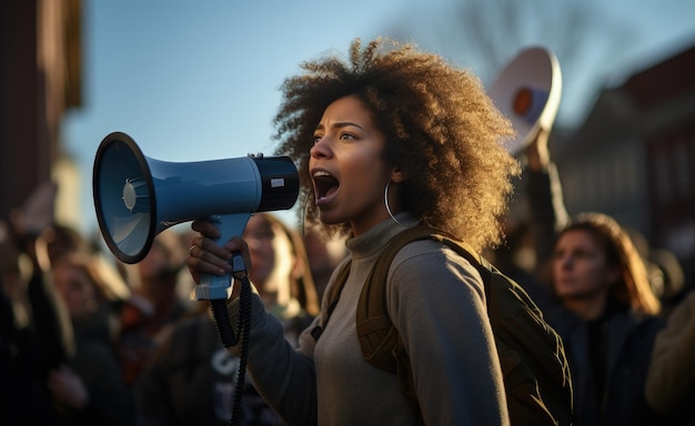 Foto ativistas sociais participação ativa em campanhas para qualquer transformação e mudança cidadania ativa lutando pelos direitos humanos contra a desigualdade racismo membro ativo de algum coletivo