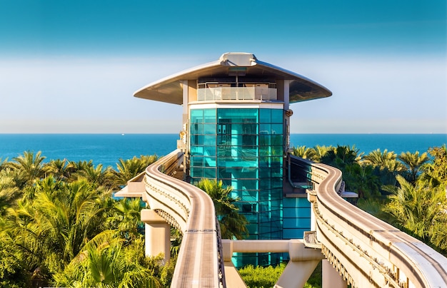 Atlantis Monorail Station in Dubai - Vereinigte Arabische Emirate