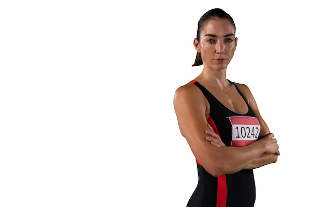 Atleta femenina dura