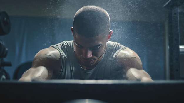 Foto atletas profissionais estão prontos para competir.