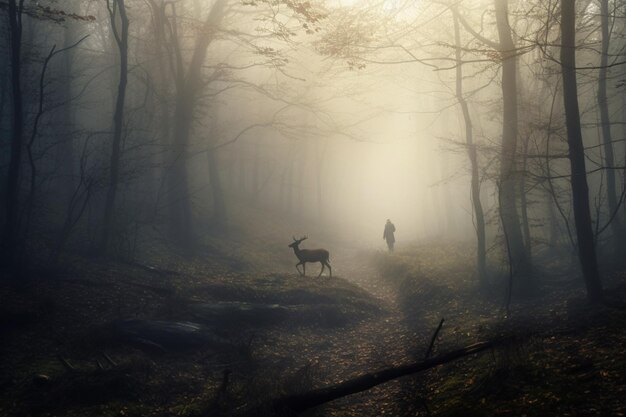 Una atmósfera de niebla de ensueño