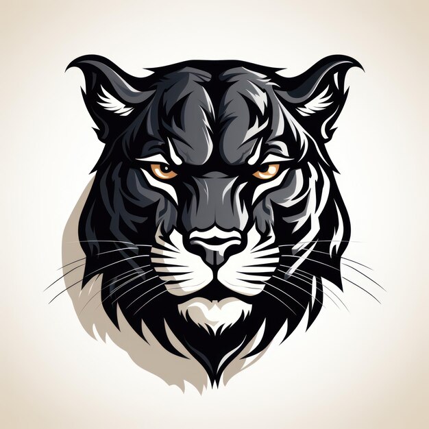 Atractivo diseño de logotipo Panther generado por IA