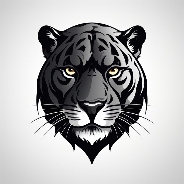 Atractivo diseño de logotipo Panther generado por IA