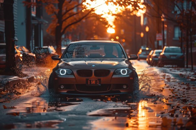 Foto el atractivo estético personalizado del bmw m5