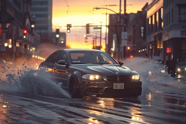 Foto el atractivo estético personalizado del bmw m5