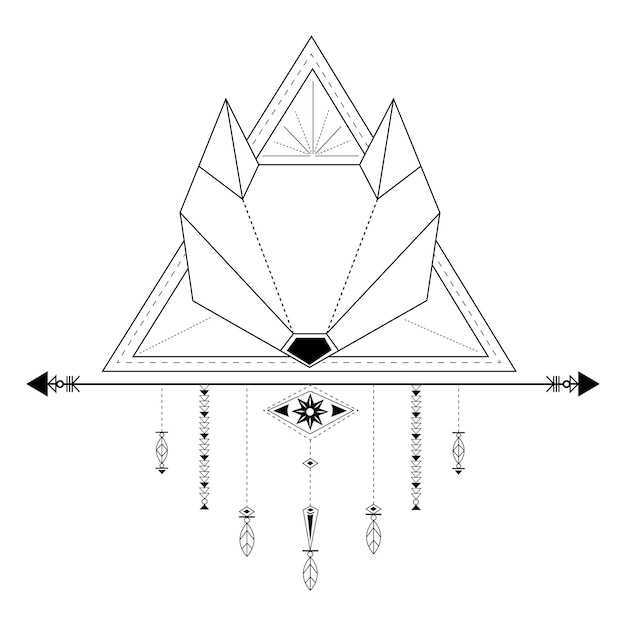 Atrapador de sueños ilustración png fondo transparente