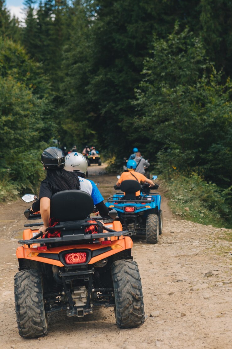 Atv fährt extremes Offroad-Konzept