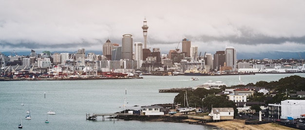 Auckland City Skyline in Neuseeland