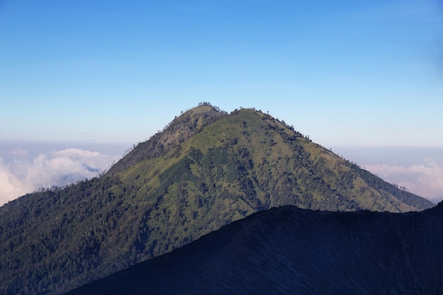 Auf dem Gipfel des Vulkans Ijen, Indonesien