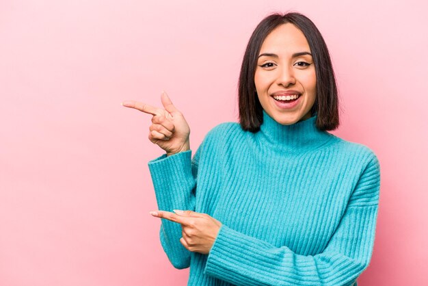 Aufgeregtes Zeigen mit dem Zeigefinger weg