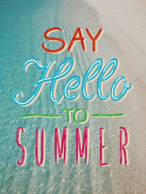 Aufnahme eines feierlichen Sommertages