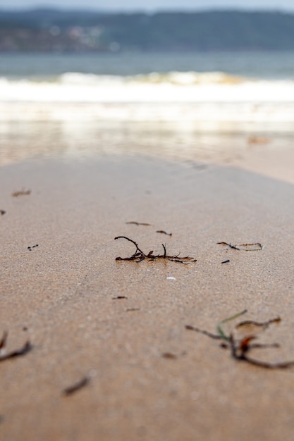 Aufnahme eines Sandstrandes