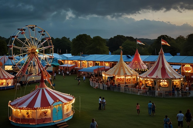 Aufregende Karnevalsfahrten und Attraktionen auf Gras Aufregende Carnevalfahrten und Attractionen auf Gras