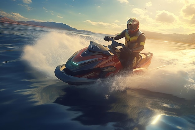 Aufregendes Jet-Ski-Abenteuer mit generativer KI