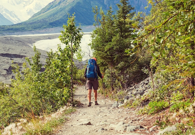 Aufstieg zum Donoho Peak, Alaska