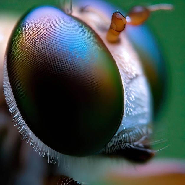 Foto auge eines insekten