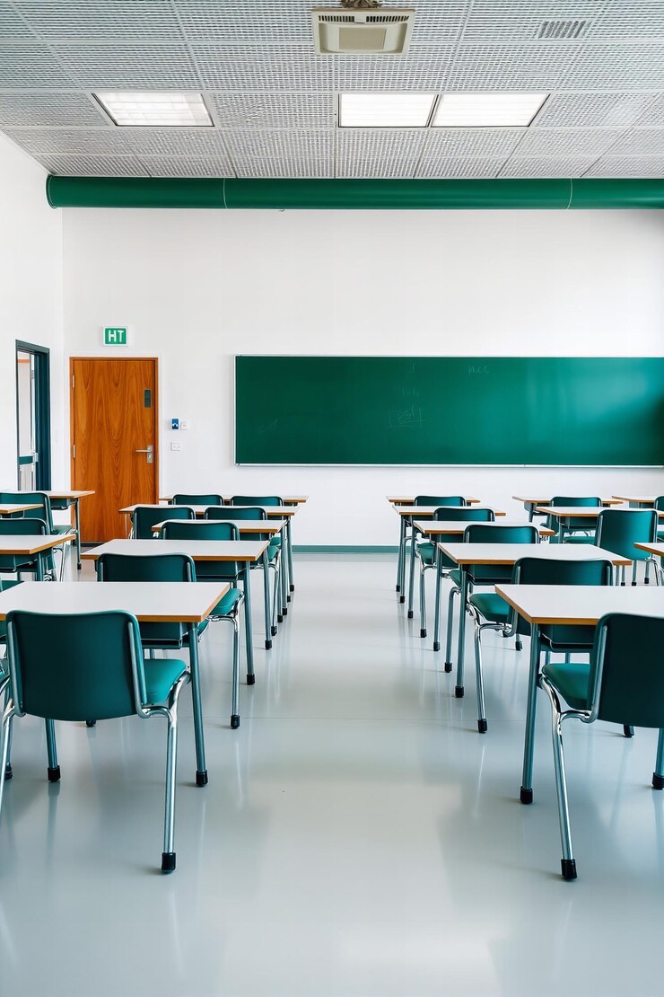 Aula de clase vacía