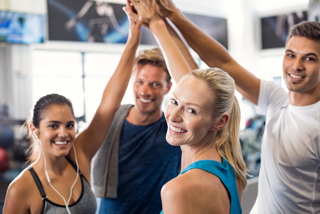 Aula de fitness bem sucedida