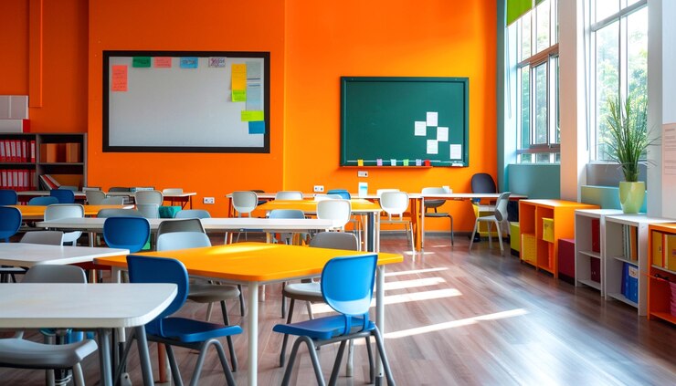 Aula moderna en la escuela