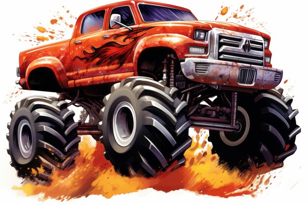 Aumentar la emoción con el Monster Truck Clip Art AR 32 Edición