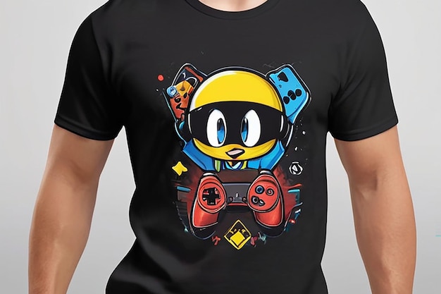 Foto aumente o seu estilo gamer graphic tee design