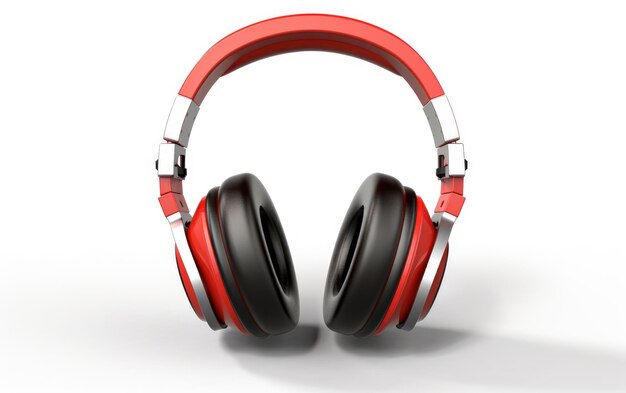 Foto auriculares auriculares imagen 3d de los auriculares