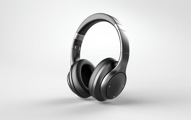 Auriculares Bluetooth para audio en blanco