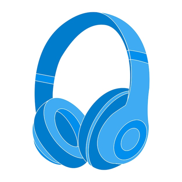 Auriculares inalámbricos contorno de pegatina png ilustración de dispositivo de entretenimiento