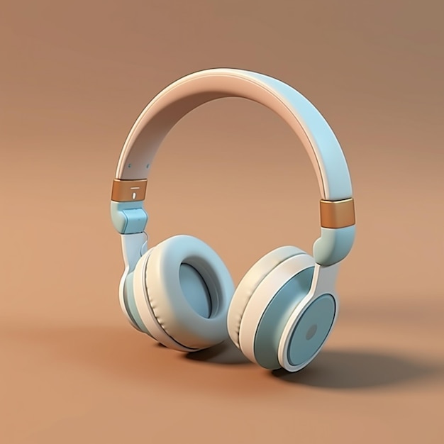 Auriculares premium de dibujos animados 3d