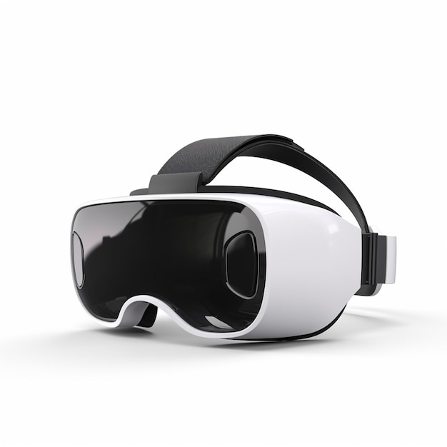 Auriculares VR aislados sobre fondo blanco