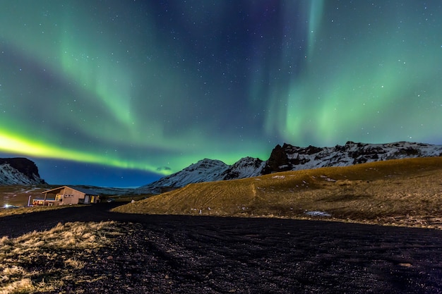 Aurora boreal Aurora Islândia