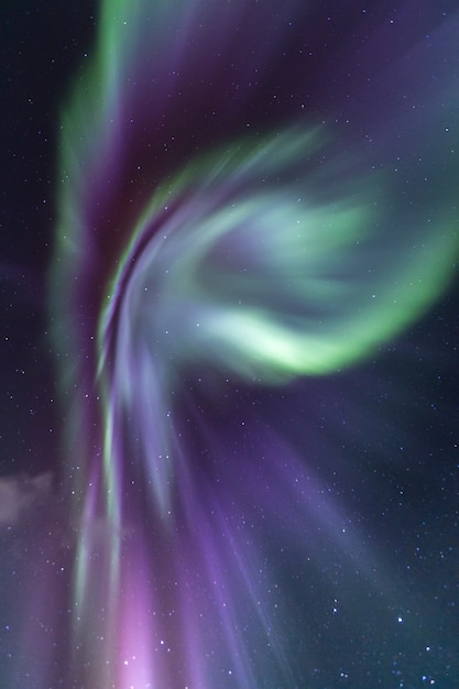 Foto aurora boreal aurora islandia