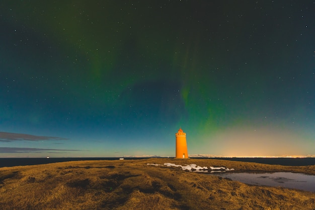 Aurora boreal en islandia